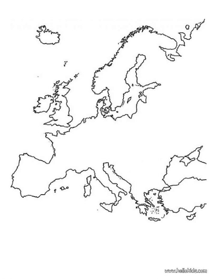 Europakarte Zum Ausdrucken Für Kinder