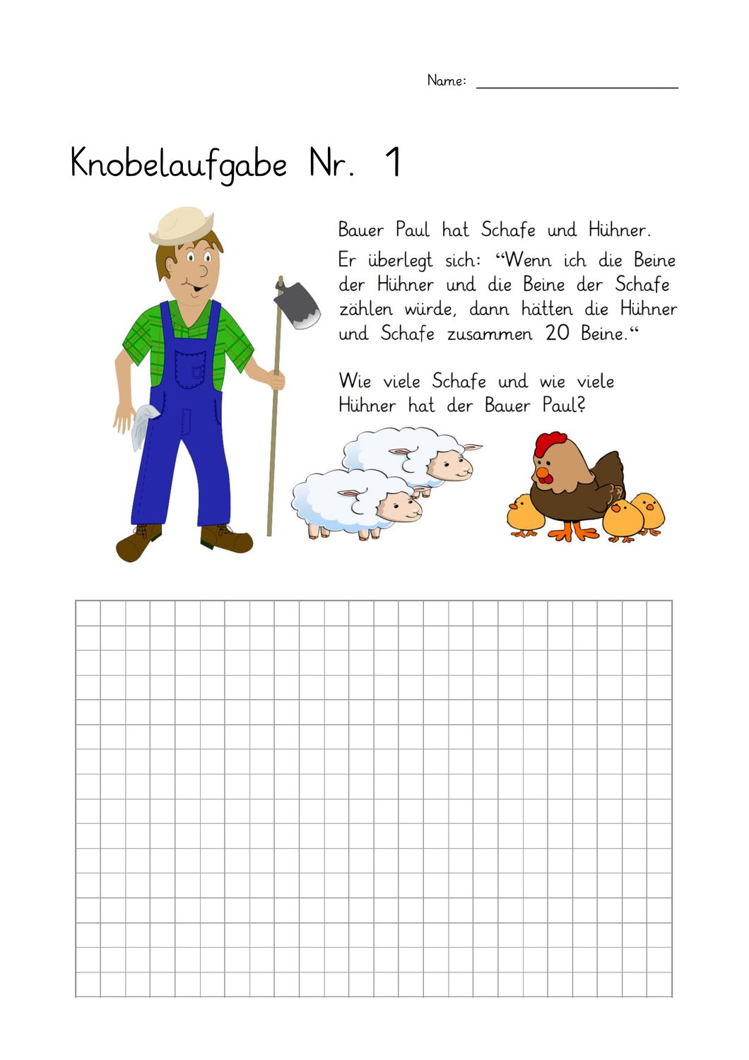 Knobelaufgaben Für Kinder Zum Ausdrucken