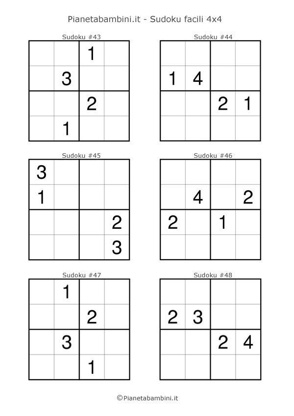Sudoku Kinder Kostenlos Ausdrucken