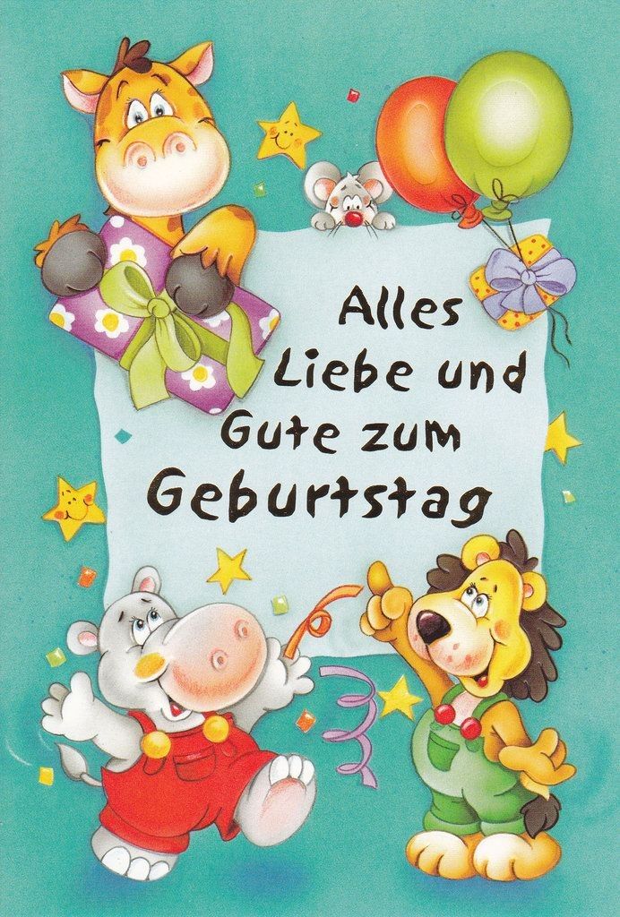 Geburtstagskarte Ausdrucken Kinder