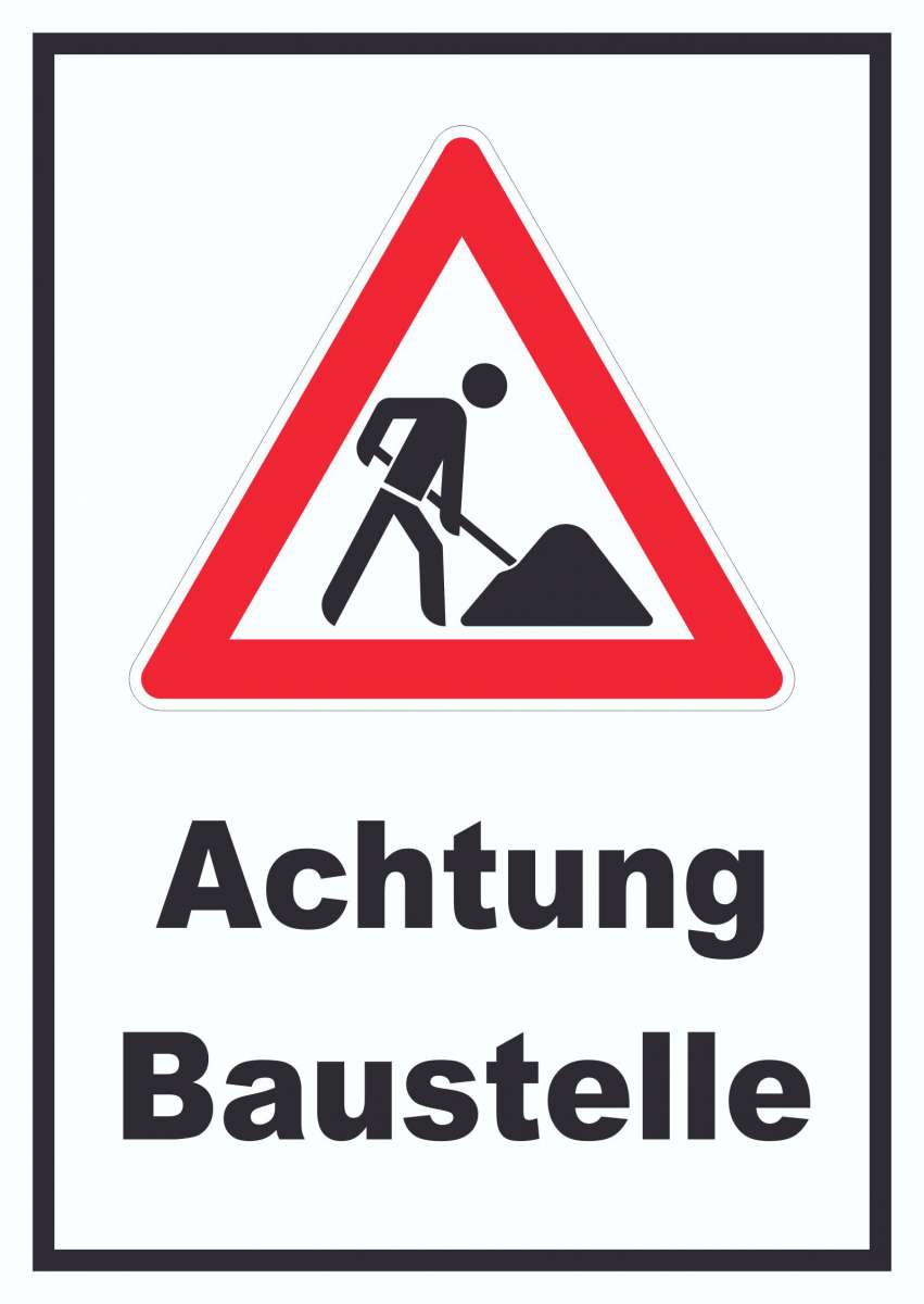 Baustellenschilder Zum Ausdrucken Kinder