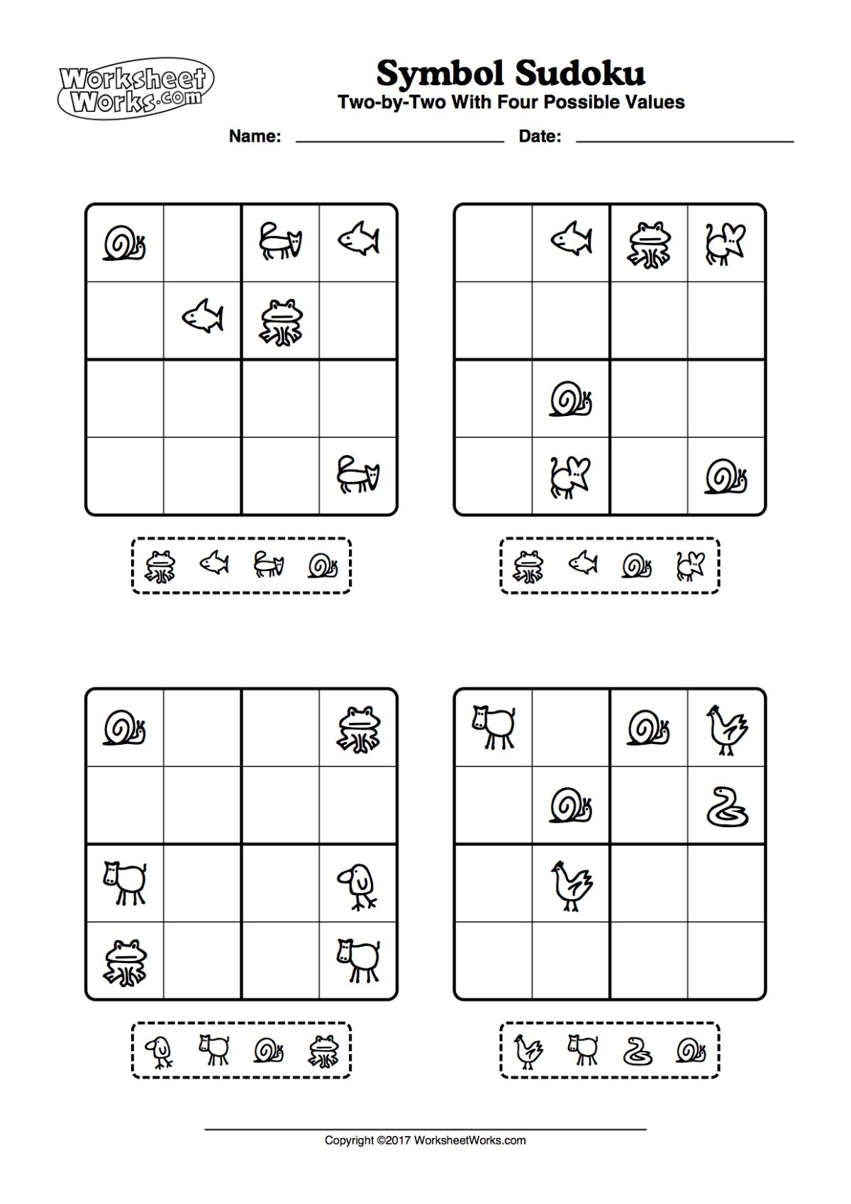 Sudoku Für Kinder Zum Ausdrucken Kostenlos