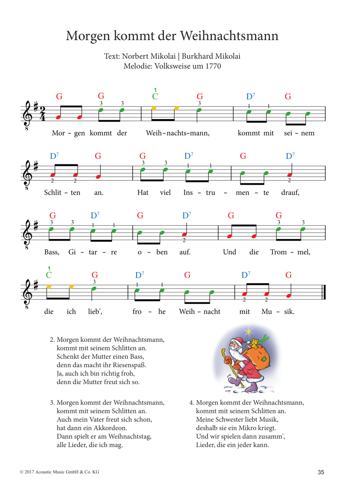 Ausdrucken Weihnachtslieder Kinder