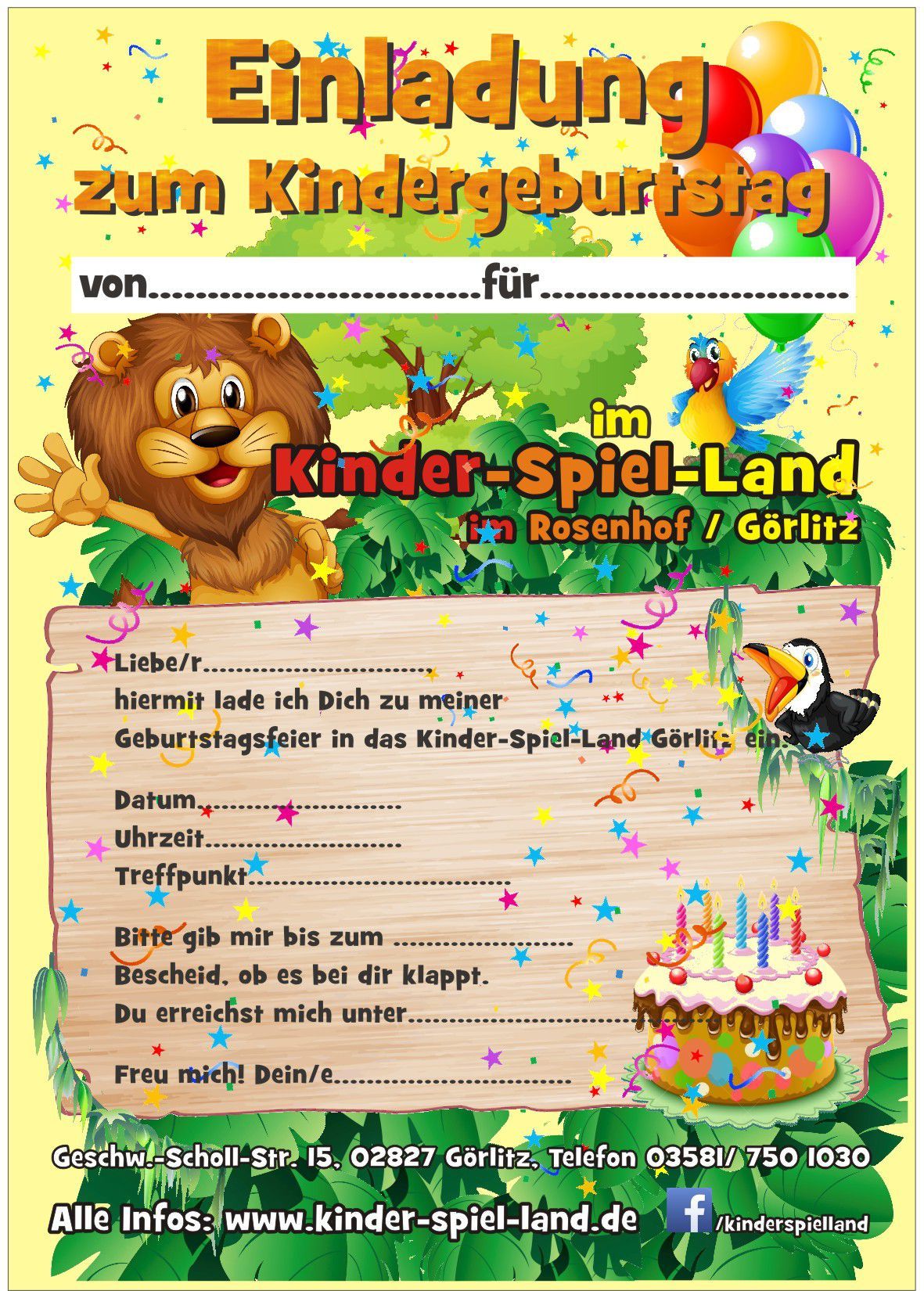 Kostenlos Zum Ausdrucken Kinder Geburtstag